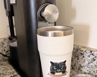 Grumpy Cat in Box “NOPE.” Sticker – Funny Moody 3-Inch Vinyl Decal