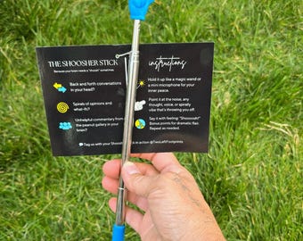 Shoosher Stick: ADHD Focus Tool - Funny Stress Relief Desk Toy