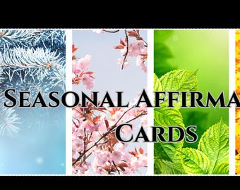 Affirmationskarten PDF | Positive Affirmationen bei Angst, Selbstliebe & Heilung | Tägliche Mindset Karten
