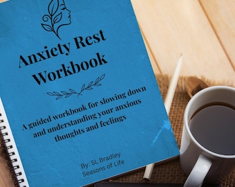 Printable Anxiety Workbook | Anxiety Journal PDF | Overthinking Help ...