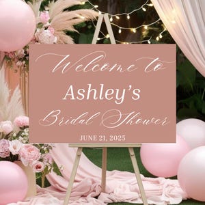 Minimalistic Bridal Shower Welcome Sign Bridal Shower Minimalist Modern Bridal Shower Welcome Sign Elegant Bridal Shower Sign Bridal Decor