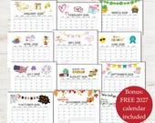 2026 printable 12 month calendar pdf download printable new year 2026 calendar planner page decorative wall calendar page 2026 downloadable
