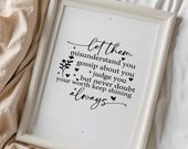 Positive Affirmation Printable Wall Art, Self Love Quote Poster, Vision Board Printable, Mindset & Motivation Decor 115