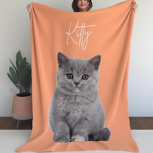 Custom Pet Blanket Pet Picture Blanket from Photo Pet Portrait Blanket Pet Photo Blanket Dog Photo Blanket Custom Dog Blanket Cat Portrait