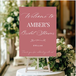 Minimalistic Bridal Shower Welcome Sign Bridal Shower Minimalist Modern Bridal Shower Welcome Sign Elegant Bridal Shower Sign Bridal Decor