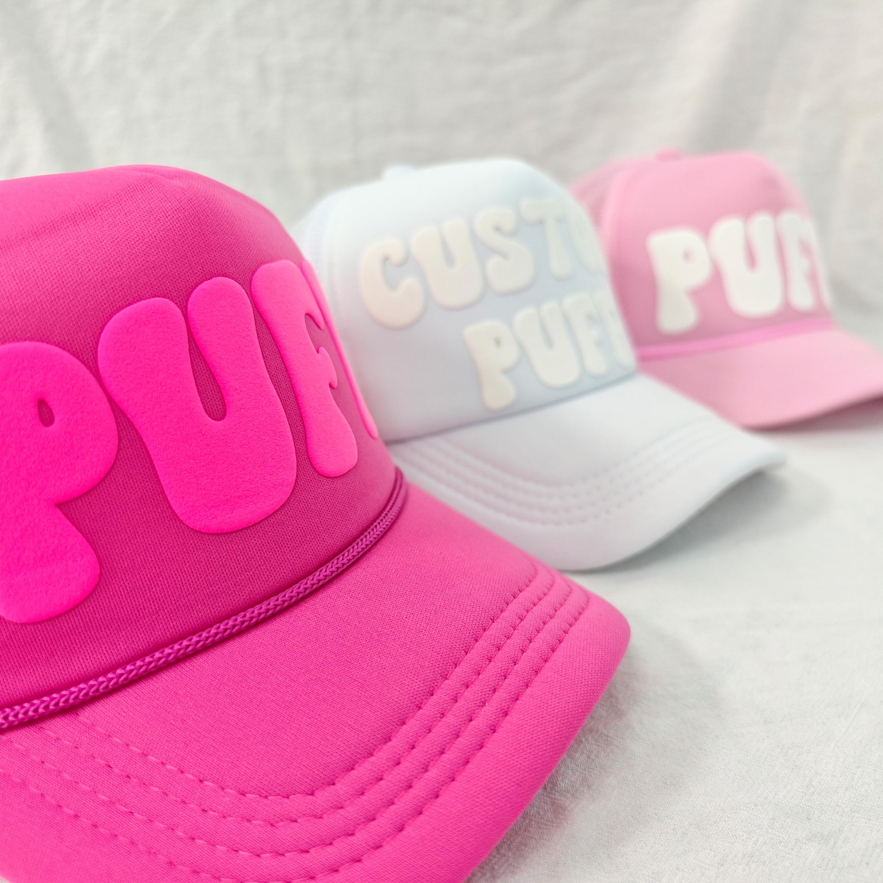 Custom PUFF Print Trucker Hat,Personalized Foam Hat,Custom Caps,Foam Trucker Hat,3D Puff Print Hat,Mesh Back Trucker Hat