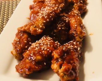 Korean fried chicken wings (digital download)