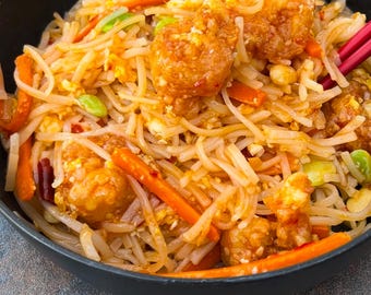 firecracker shrimp| digital recipe card