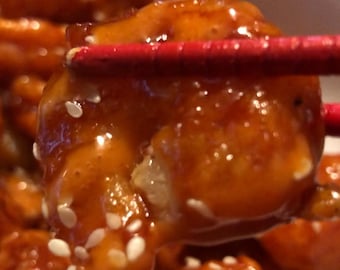sweet & spicy Korean fried shrimp digital download