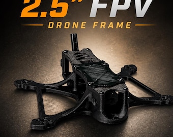 2.5” FPV Drone Frame – Aerobat Chirop, Lightweight Freestyle Quadcopter Frame, 3D Printed Micro FPV Build