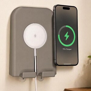 Wall Mounted Magsafe Charger – Minimalist 3D Printed Bedside Phone Dock