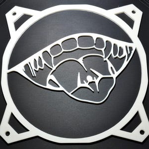 Jujutsu Kaisen PC Fan Grill Cover | Matte PLA | 120mm & 140mm | Schwarz oder Weiß