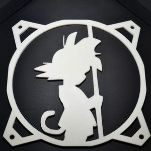DBZ PC Fan Grill Abdeckung | Matte PLA | 120mm & 140mm | Schwarz oder Weiß
