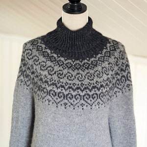 Knitting Pattern Selja Beautiful Norwegian Sweater Digital Download PDF English written pattern image 4