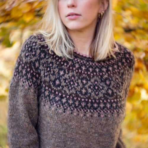 Knitting Pattern Black Rose Beautiful 