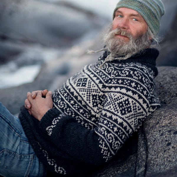 Norwegian Setesdals Sweater Knitting Pattern - One Size L (Digital Download PDF)