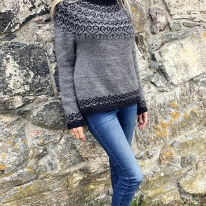 Knitting Pattern Selja Beautiful Norwegian Sweater Digital Download PDF English written pattern image 5