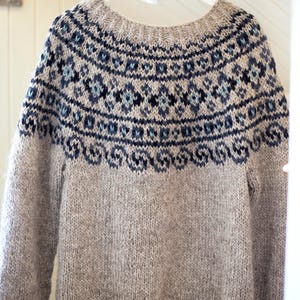 Knitting Pattern Steinkriger Beautiful Norwegian Sweater Instant ...