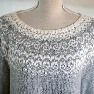 Knitting Pattern Selja Beautiful Norwegian Sweater Digital Download PDF English written pattern image 7