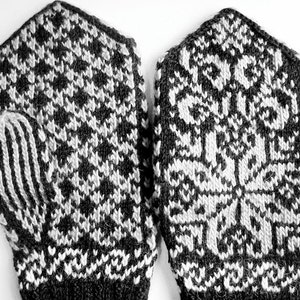 Selbu Mitten Pattern Erlends Mittens Pattern - Selbu - Pattern - Knitting Chart - Diagram ...
