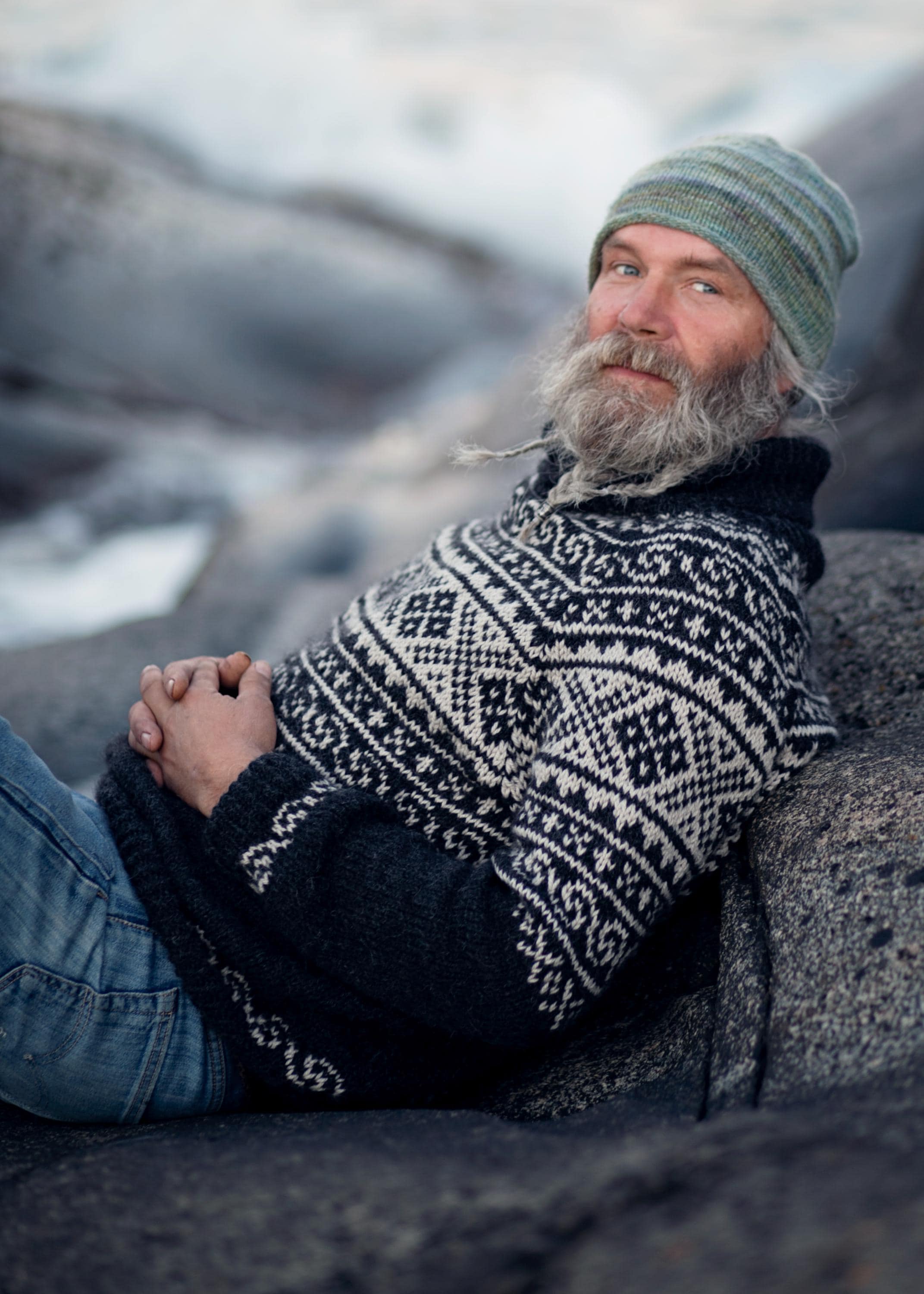 Norwegian Setesdals Sweater Knitting Pattern - One Size L (digital