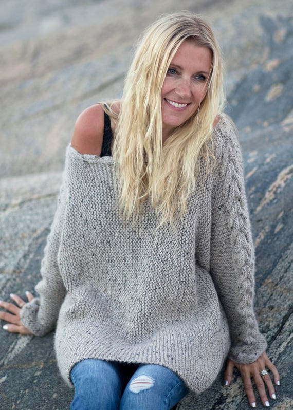 KNITTING PATTERN River Braid Sweater 