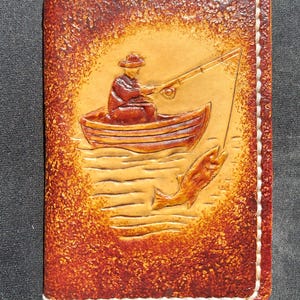 Porte-cartes en Cuir // 100% fait à la main