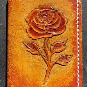 Porte-cartes en Cuir // 100% fait à la main