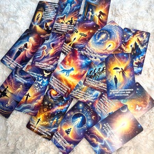 Oracle Cards with Positive Affirmations – Spiritual Love Messages Deck for Healing, Guidance & Inspiration, Self Care Gift
