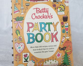 Vintage Betty Crockers Party Book first edition