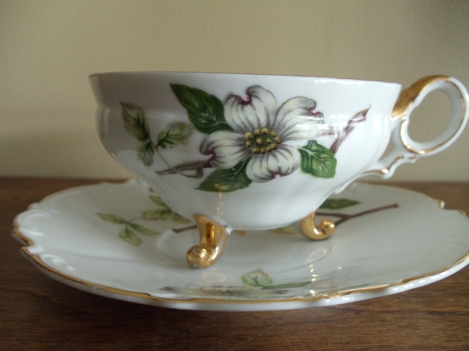 Vintage UCAGCO China Dogwood Tea cup and Saucer | Etsy Ucagco China Tea Cup And Saucer