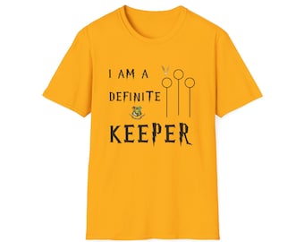 Quidditch Keeper T-Shirt, Wizarding World Gift, Unisex Cotton Tee, Harry Potter Fan Gift