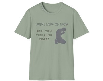 Don't Forget to Pray Inspirational Prayer T-Shirt: Unisex Softstyle Faith Tee, Casual Wear