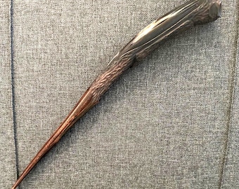 Handmade Wooden Snatcher -esque Wand, REAL WOOD Character Magic Wand, Wizard World
