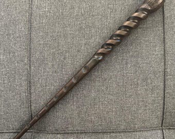 Handmade Wooden Barty Crouch Jr -esque, REAL WOOD Character Magic Wand, Wizard World