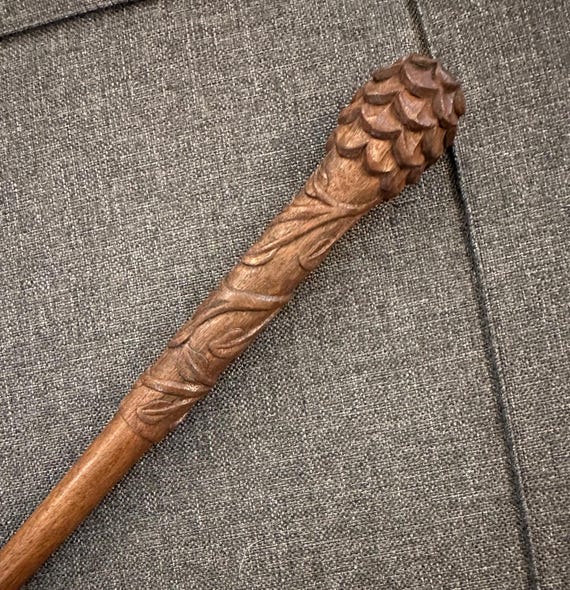 Handmade Wooden Bunty Broadacre Magic Wand: Wizarding World Prop
