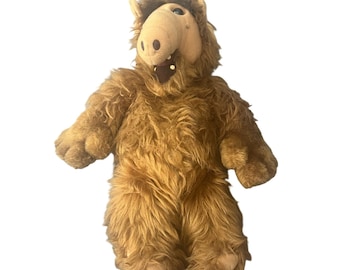 Peluche vintage ALF de 1986, forma de vida alienígena de Coleco, serie de televisión de los 80