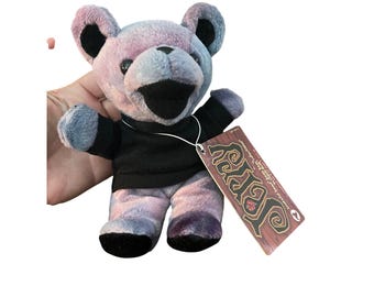 Grateful Dead 4th Generation Liquid Blue Plush Bear, Beanie Bear