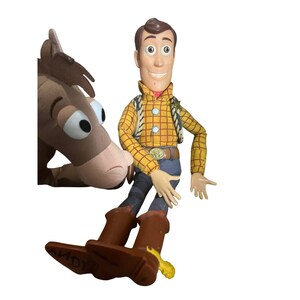 Disney Pixar Toy Story Figure Plush Lot Woody Bullseye Bo Peep Alien Slinky Dog image 4