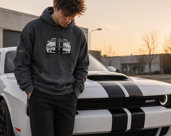 Custom Car Embroidered Hoodie, Personalized Car Lover Sweatshirt