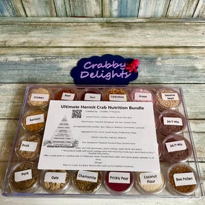 Ultimate Hermit Crab Nutrition Bundle Variety Pack