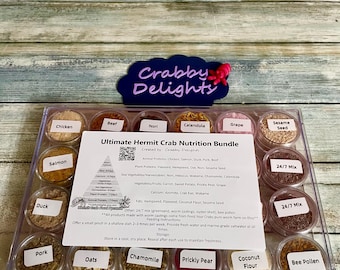 Ultimate Hermit Crab Nutrition Bundle Variety Pack