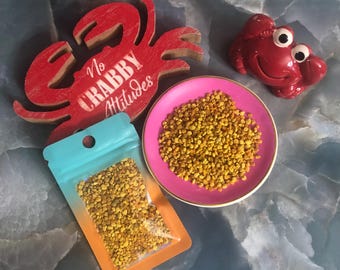 Organic Bee Pollen: Hermit Crab Food, Nutritious Treat
