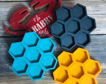 Hermit Crab Dish - hexagon