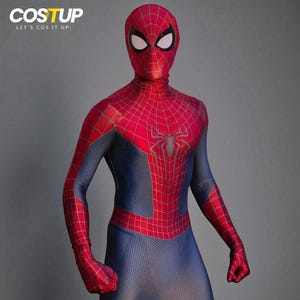 Spider Man Cosplay, The Amazing Spider Man Cosplay Costume, Superhero Suit, Adults Boys Male Full Bodysuit Jumpsuit