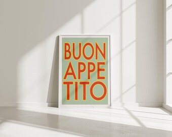 Impressão Buon Appetito: arte da cozinha italiana (download digital)