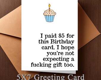 Hope You're Not Expecting a F____ng Gift!