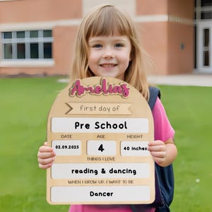 Back To School Sign, First Day Of School Sign, Interchangeable First And Last Day, First And Last Day Of School Sign,Gift for Kids