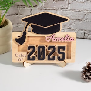 Regalo personalizado para estudiantes de posgrado de 2025, regalo para estudiantes de último año de secundaria, promoción de 2025, regalo de graduación.