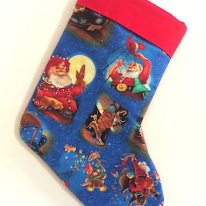Wild West Santa Stocking can be personalized